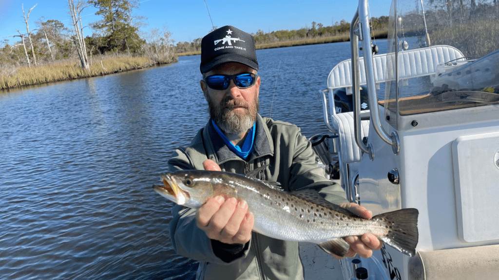 Redfish catch Choctawhatchee Bay
