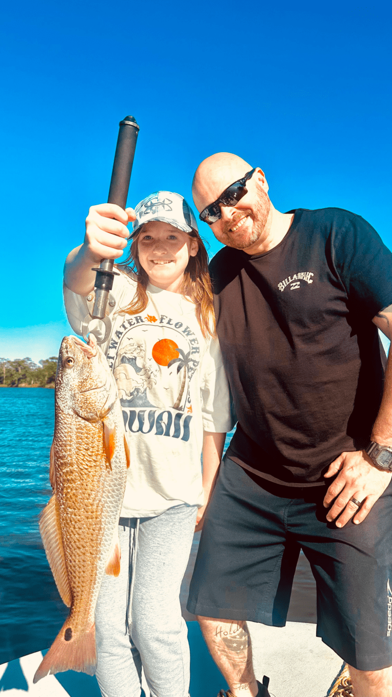 Captain with catch