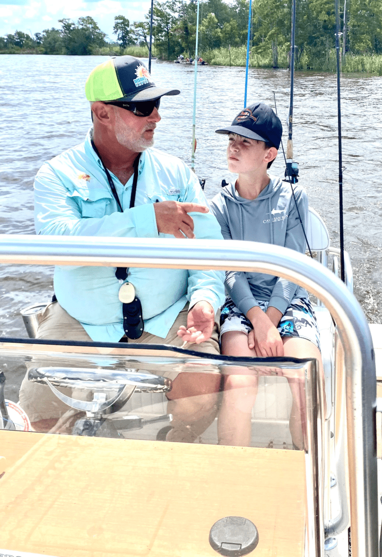 Angler holding trophy fish