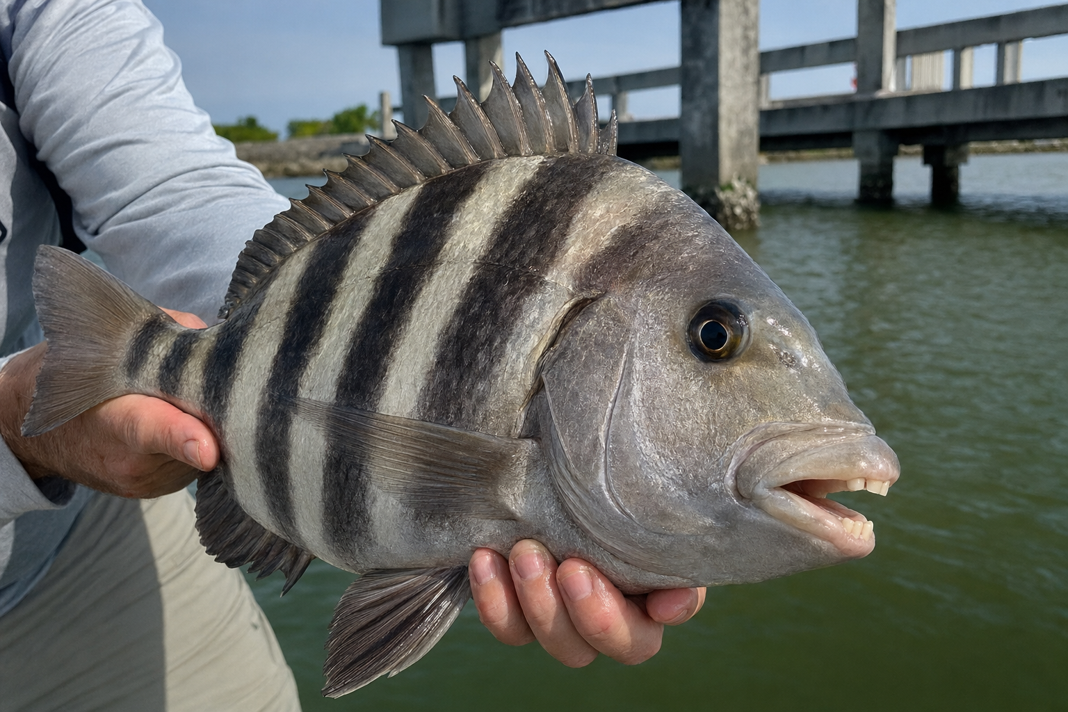 Sheepshead caught in Choctawhatchee Bay, Florida